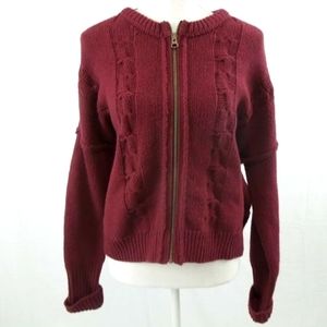 Anthropologie Sparrow Full Zip Cardigan Sweater
